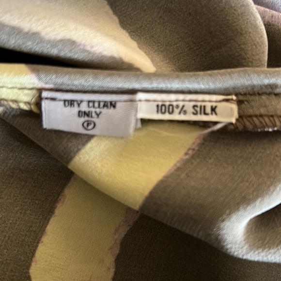 Taj By Sabrina Crippa Silk Beaded tunic Multi Color Top Size M - Picture 14 of 14